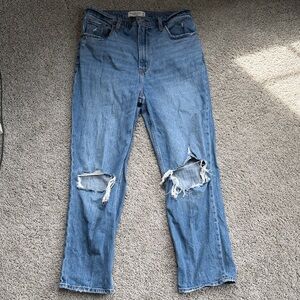 Abercrombie & Fitch Ankle Straight Ultra High Rise Jeans Size 29/8R
